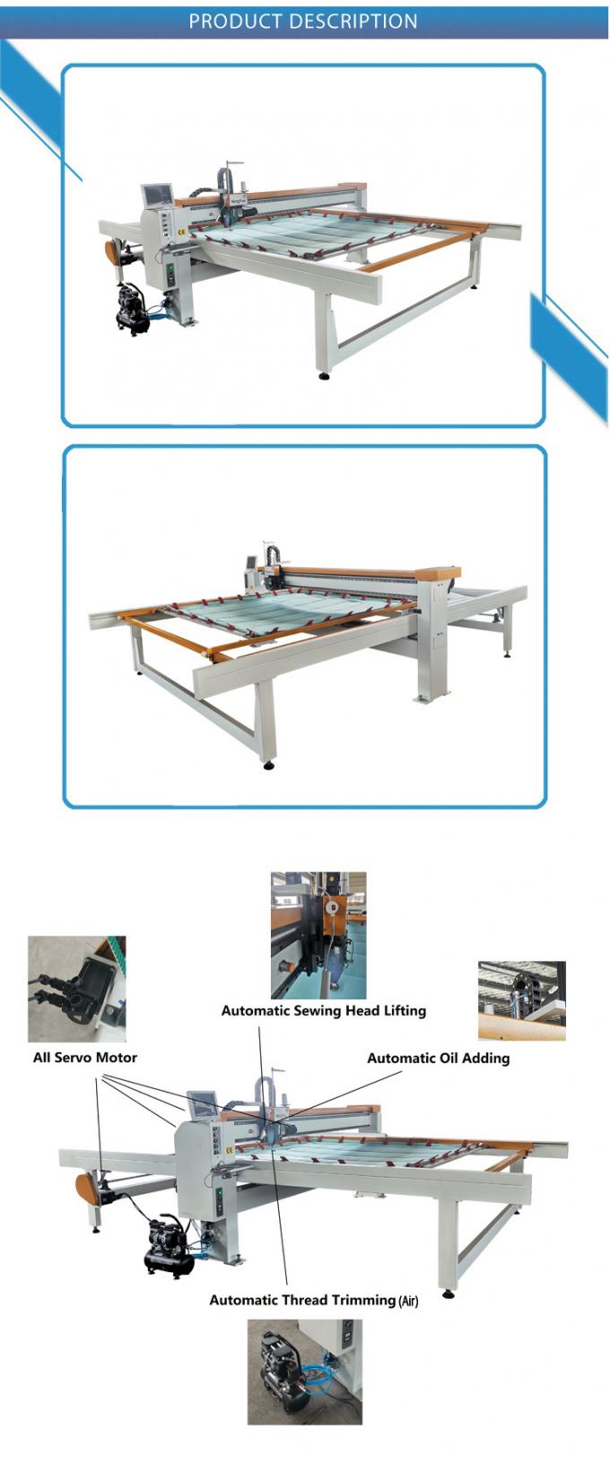 Computergesteuerte steppende Maschine für Quilter-Maschine Nadel TATAMI einzelne, die Nähmaschinen Willow Quilt Looms Long Arms weint