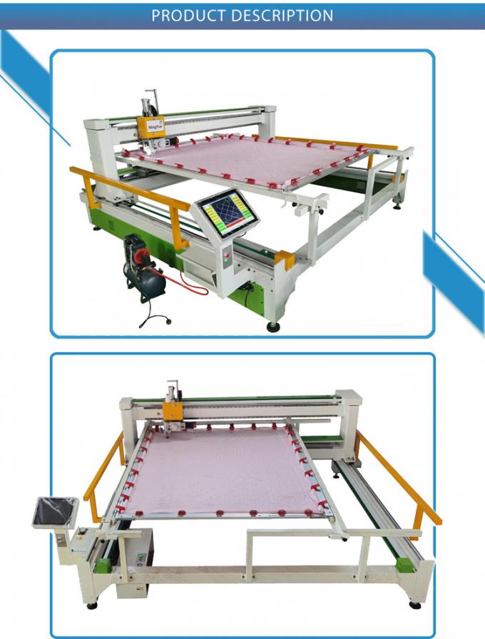 Computergesteuerte Daunendecke, die steppenden Maschine Cnc steppende Maschine der einzelnen Servonadel herstellend näht