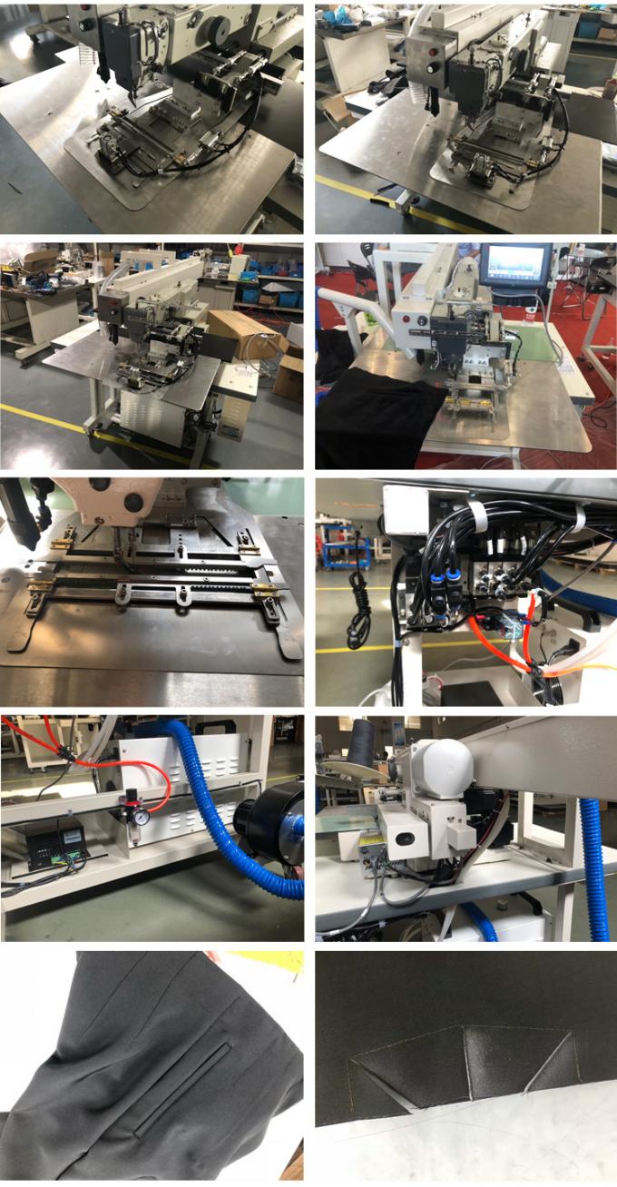 Automatische Laser-Hose keucht welting Tasche placket Industrienähmaschine